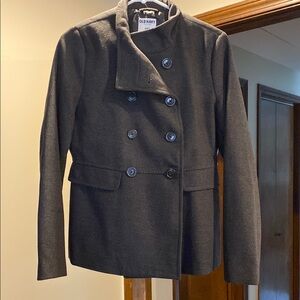 Old Navy Women's Dark Gray Peacoat
